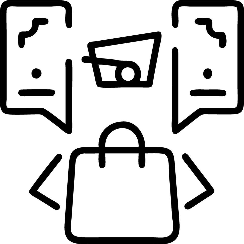 Augmented reality retail layout vector