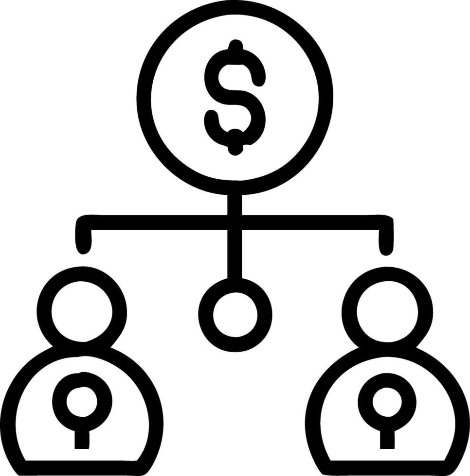 Candid networking event with currency and discount symbols vector