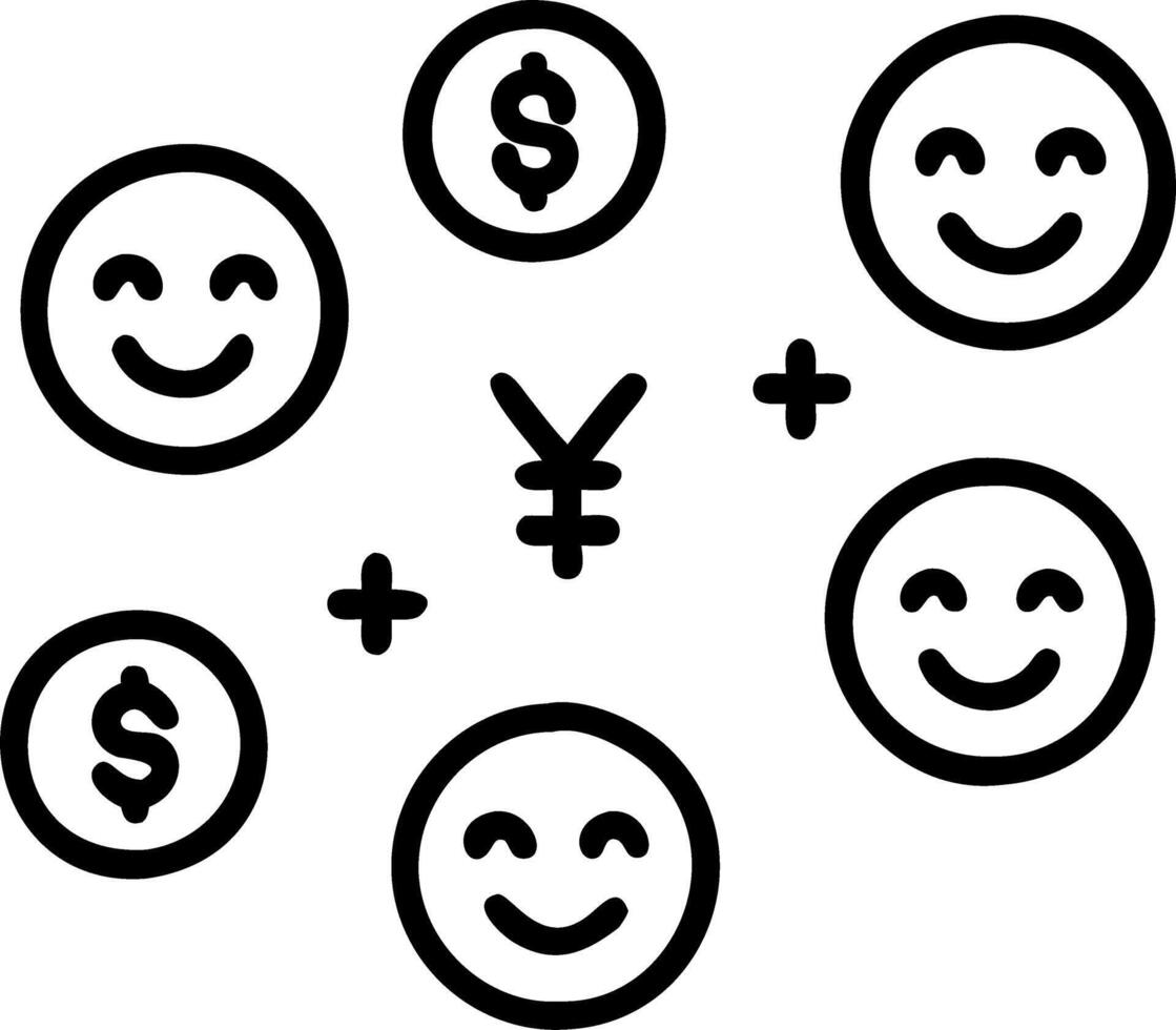 Cartoon seamless tiles with playful discount and currency icons vector