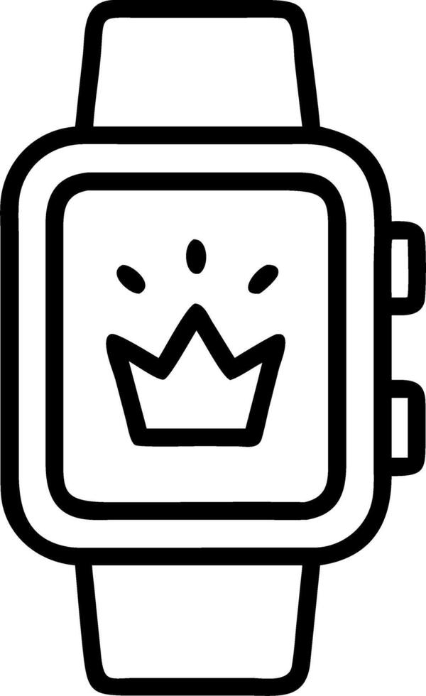 Close up of holographic compliance scales and leadership crowns on a digital device vector