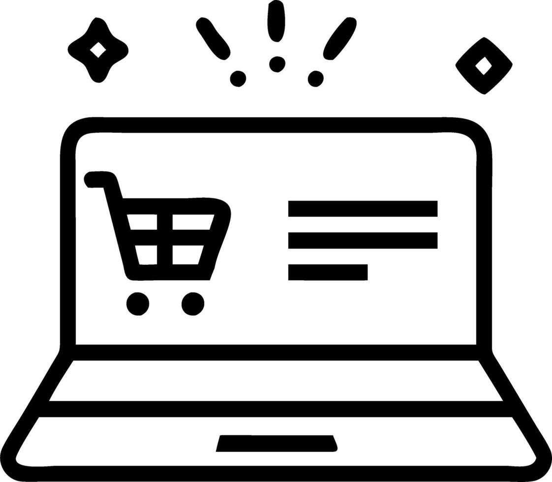 Laptop on white background with holographic compliance and planning icons floating vector