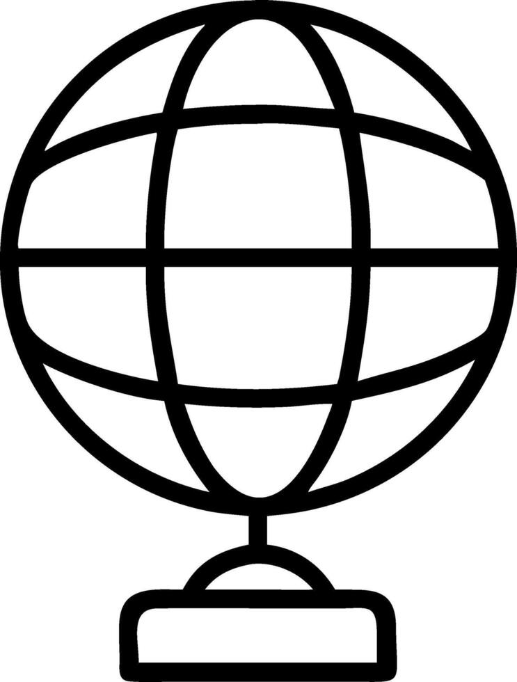 Plain white background with glossy holographic globe and copy space for global business vector