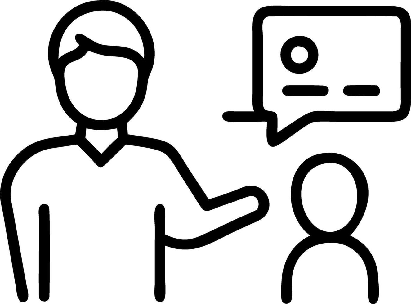 Retail employee assisting customer vector