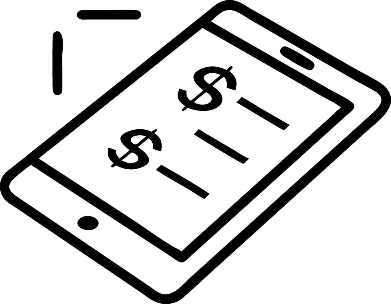 Tablet on white background displaying holographic financial charts and planning icons vector