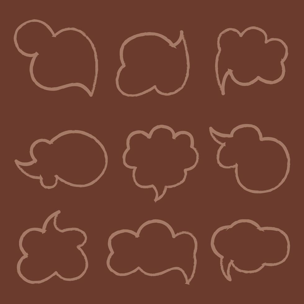 Cloud frames color vector
