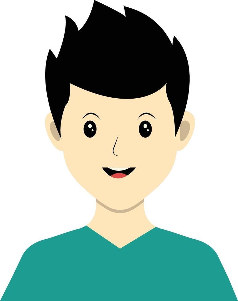 Men Nurse Avatar with Green Uniform vector