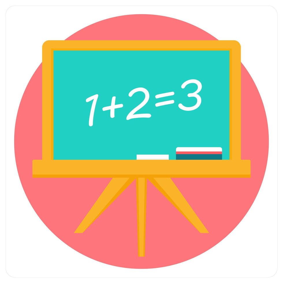 Mathematics and study icon concept vector