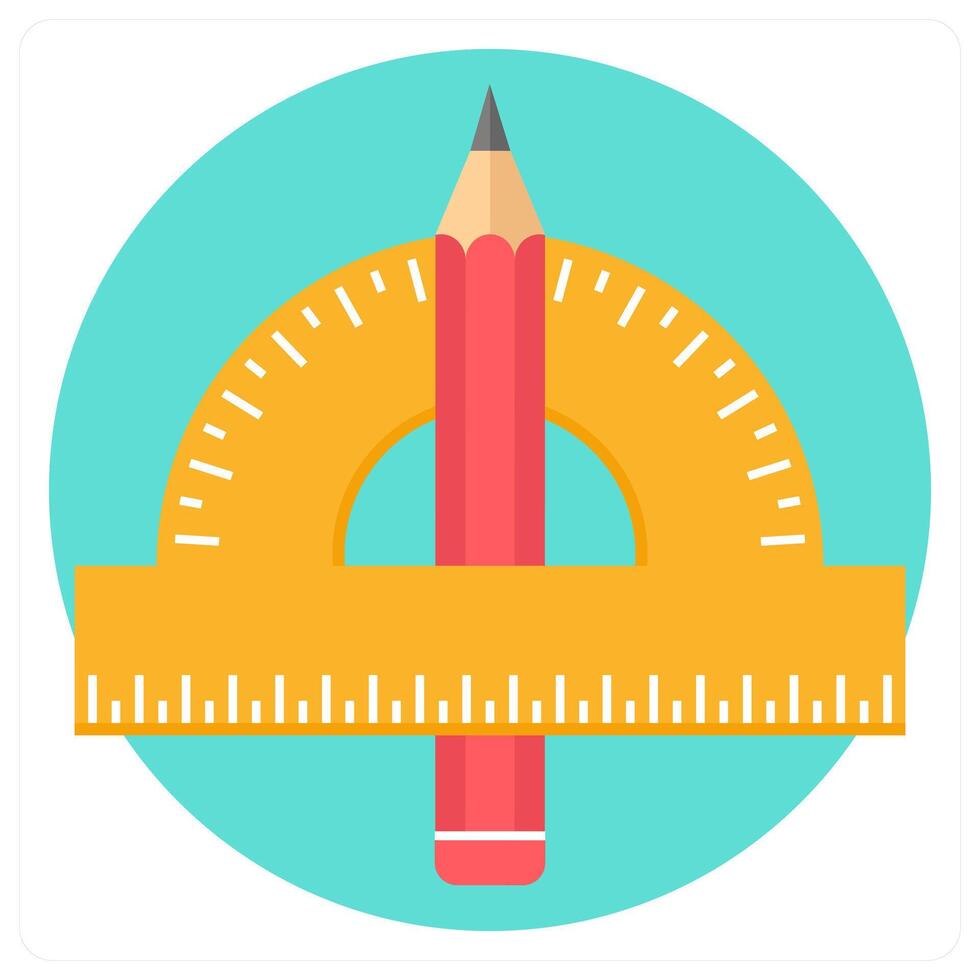 Geometry and educations icon concept vector