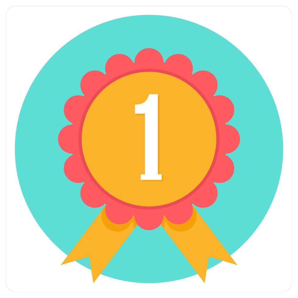 Badge and medal icon concept vector