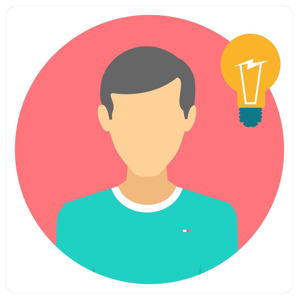 Idea and help icon concept vector