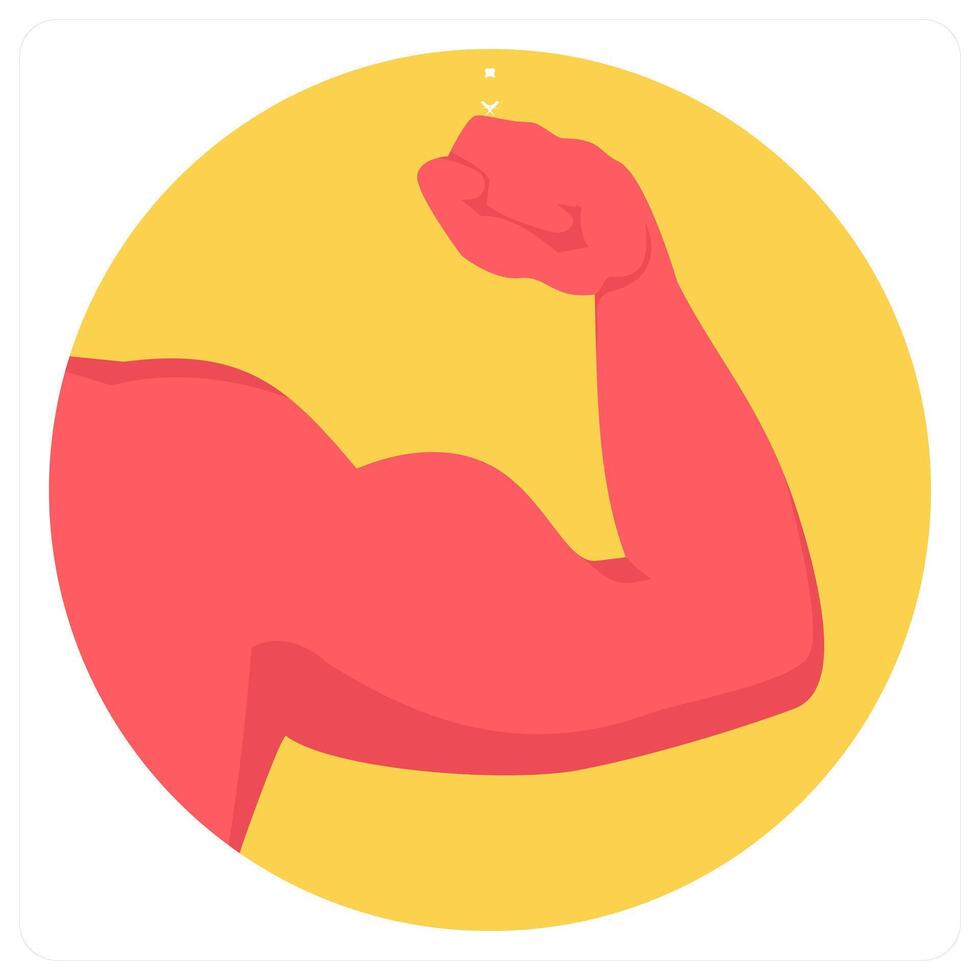 Healthy and muscle icon concept vector