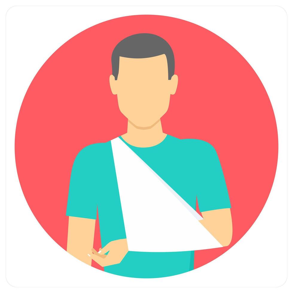 Bone Injury and bone icon concept vector