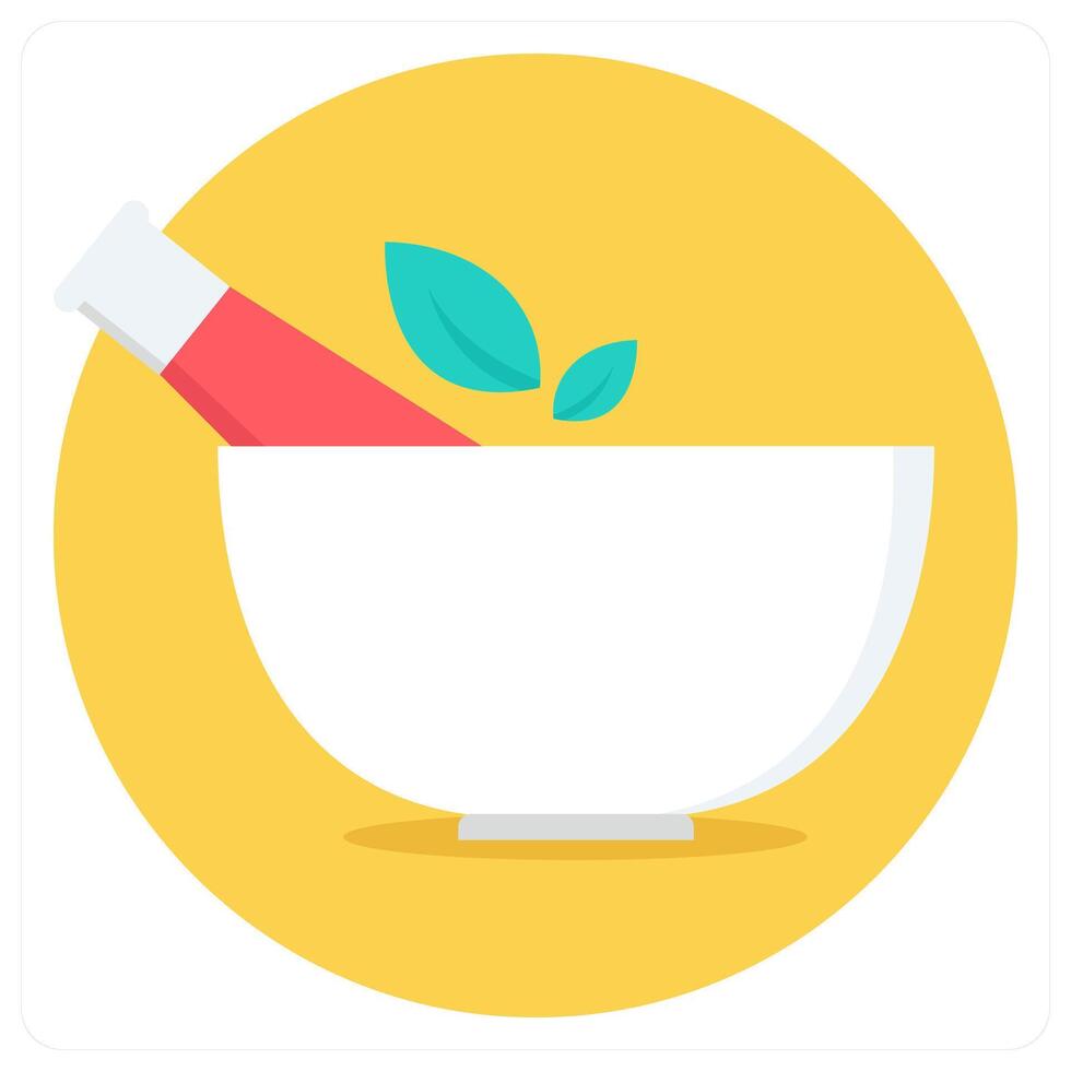 Ayurvedic Medicine and herbal icon concept vector
