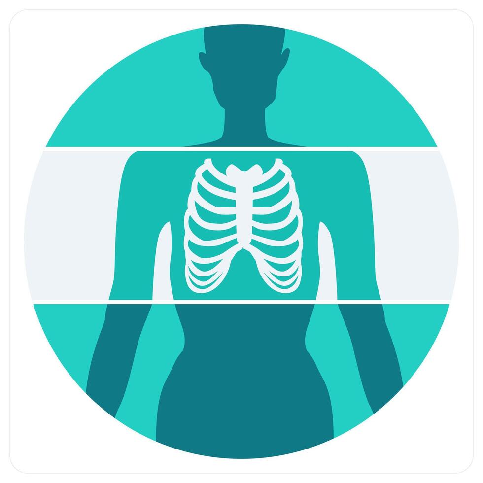 X-Ray and health care icon concept vector