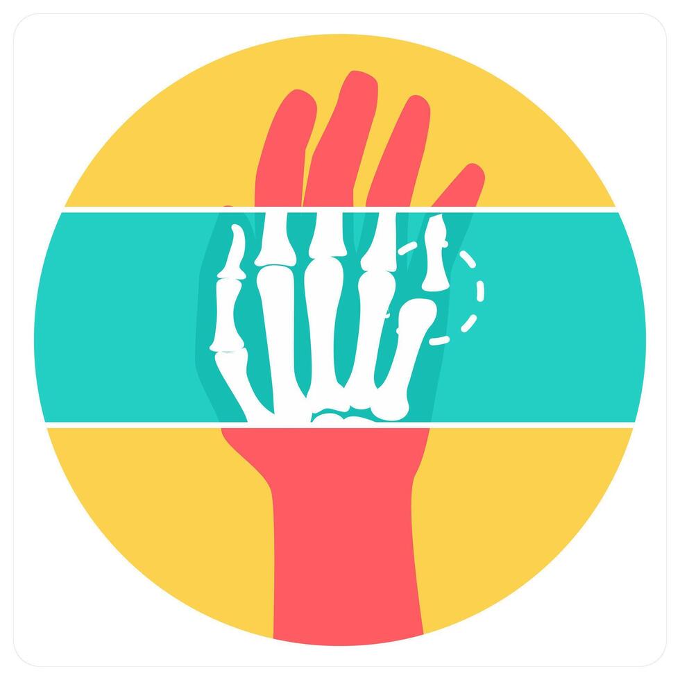 X-Ray and health care icon concept vector