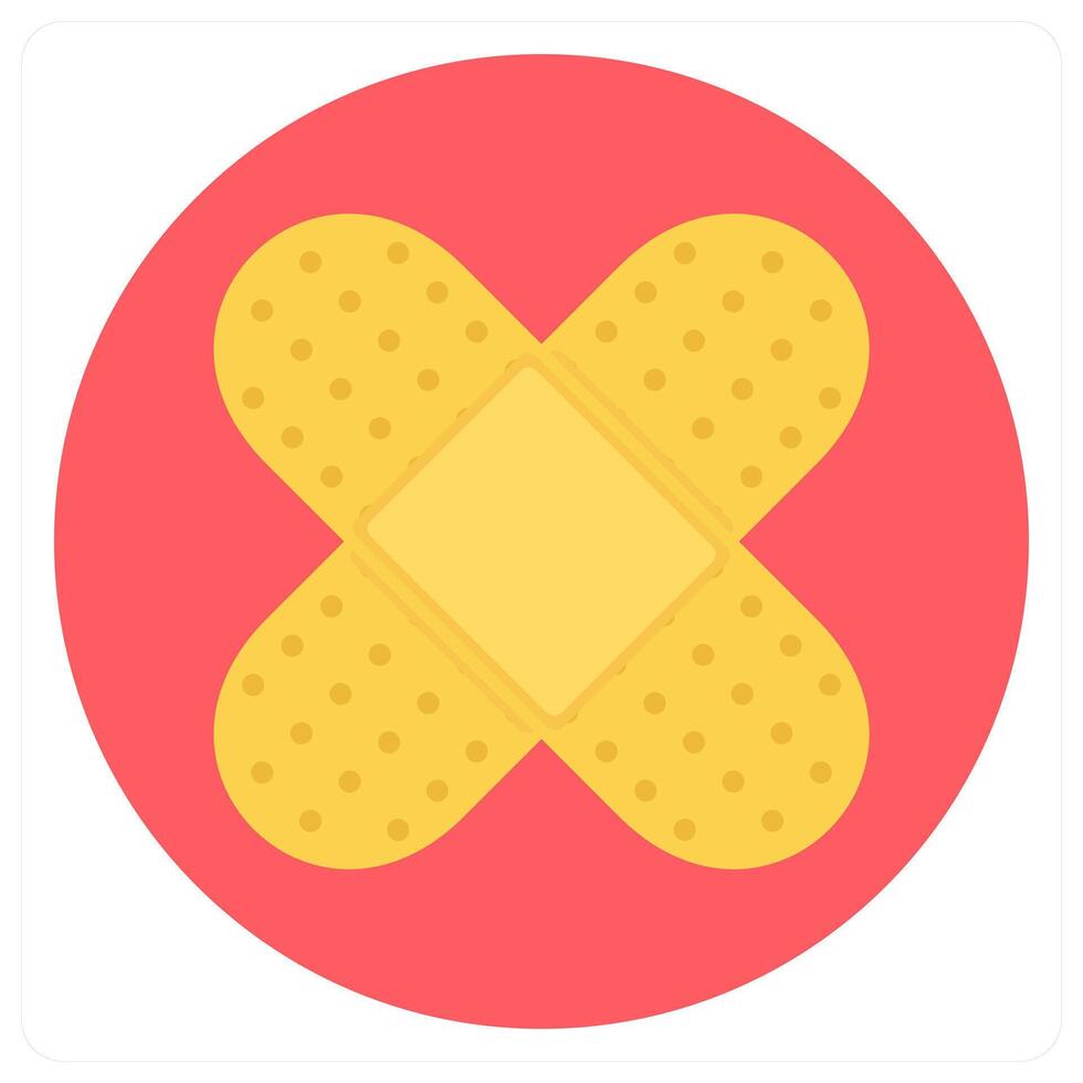 Bandage and aid icon concept vector