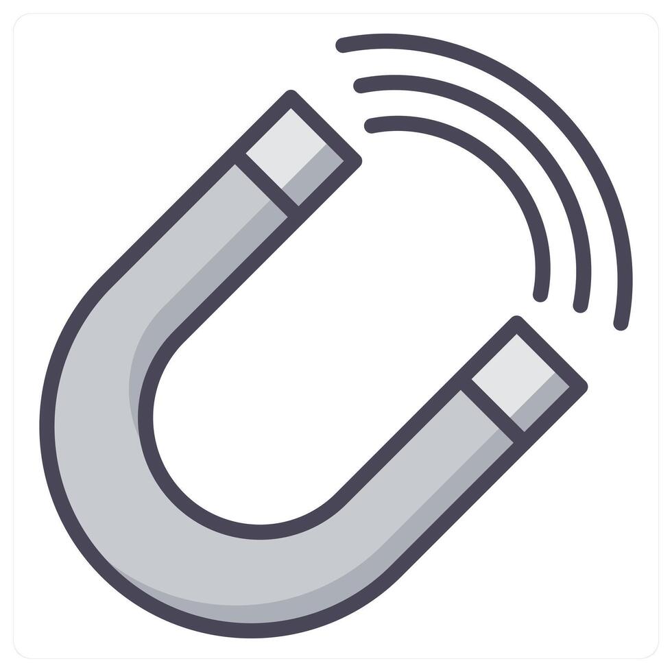 Attraction and attract icon concept vector