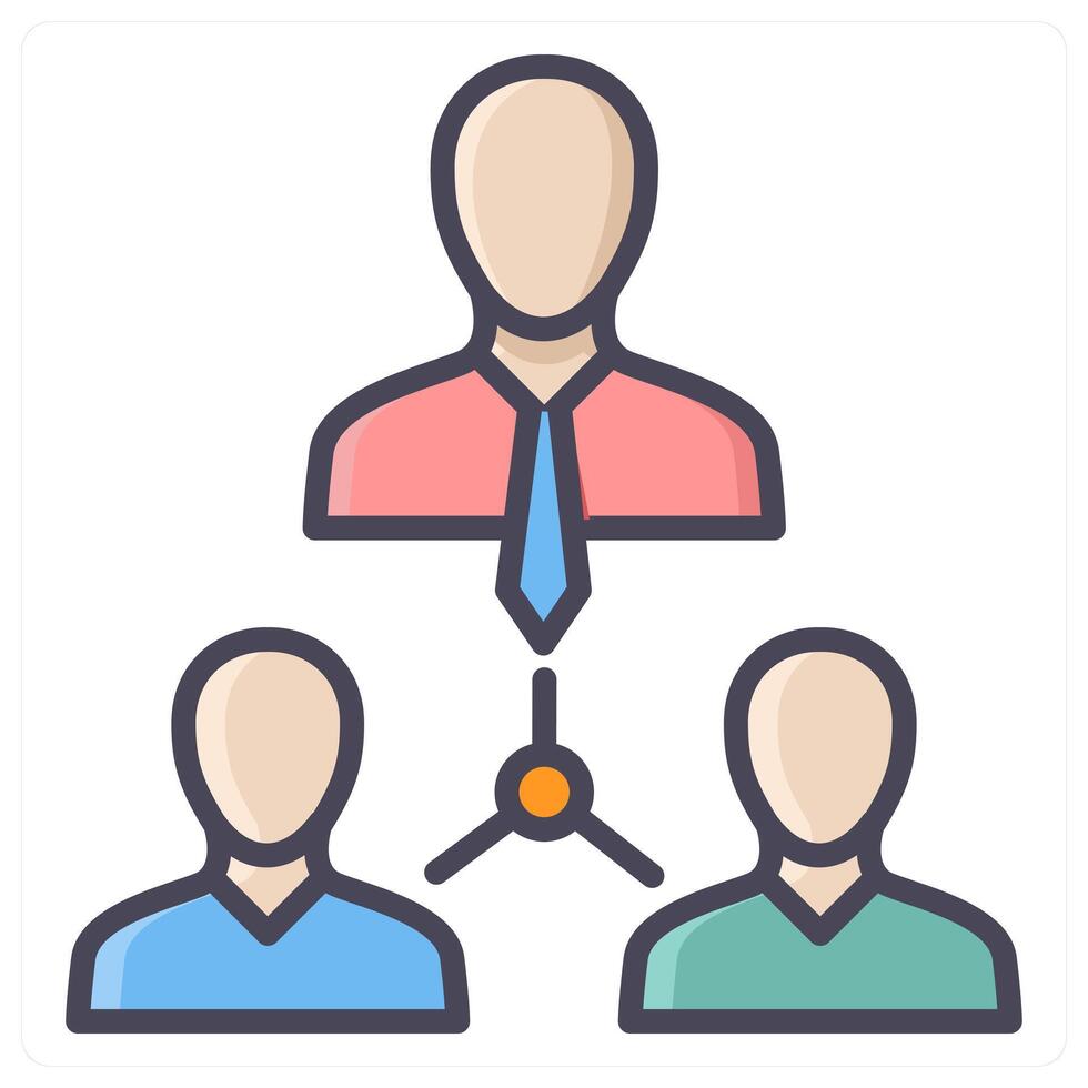Business Organization and group icon concept vector