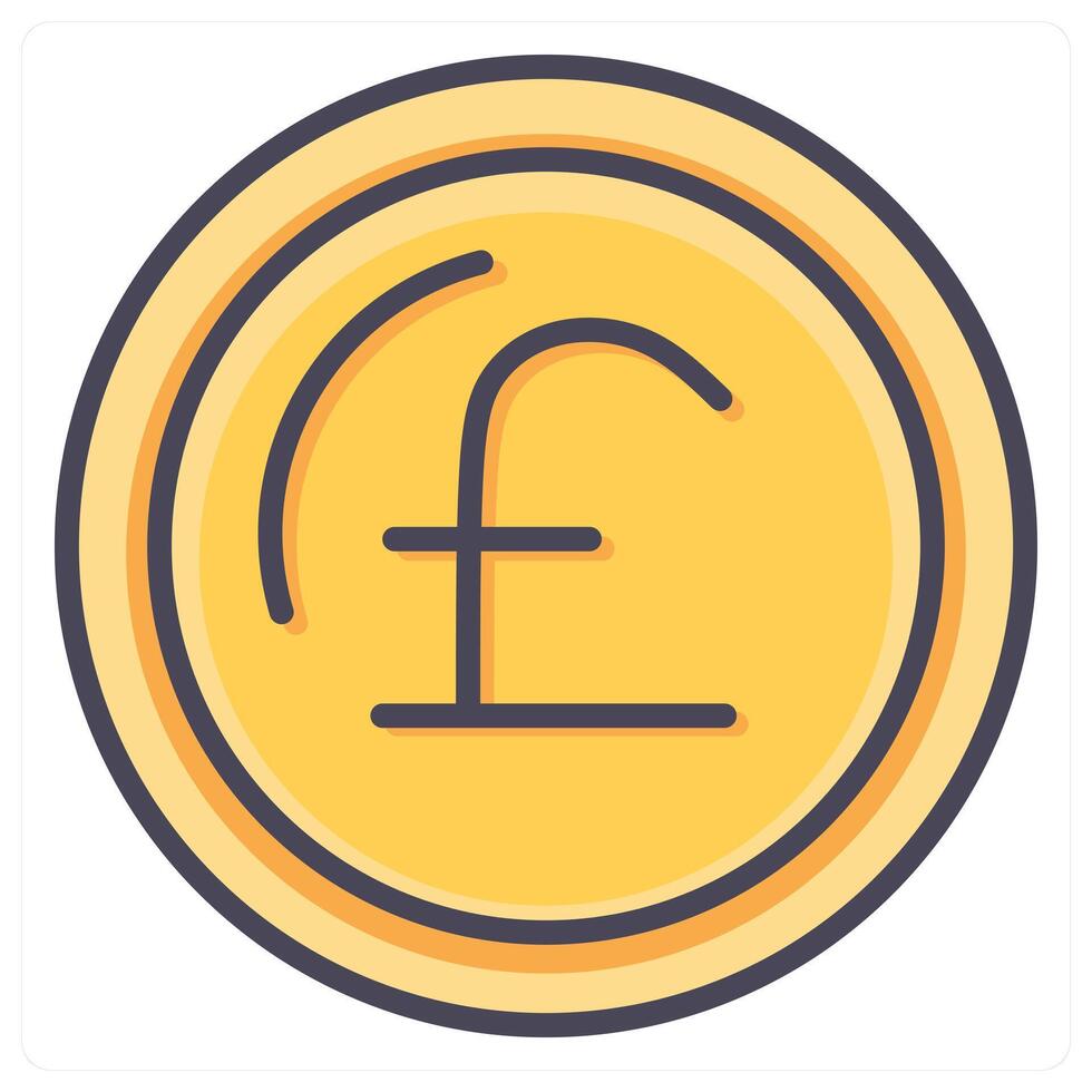 Pound and money icon concept vector