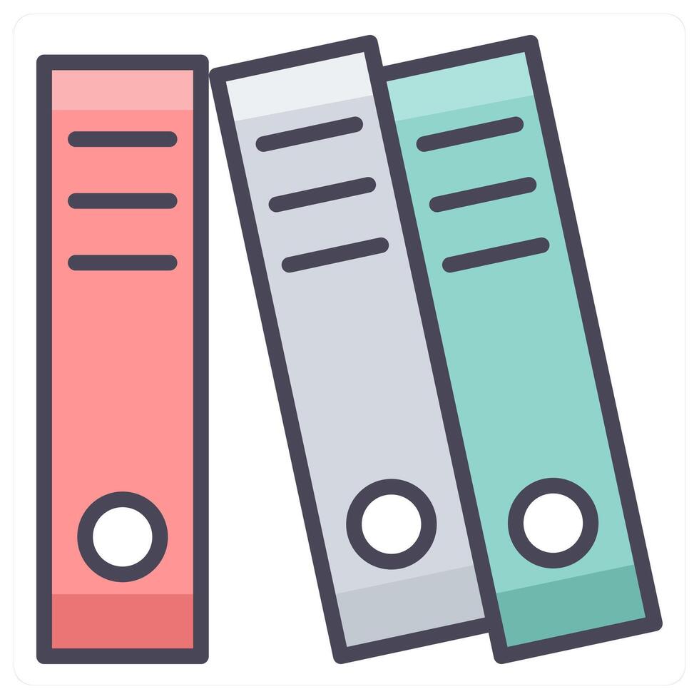 Files and office icon concept vector