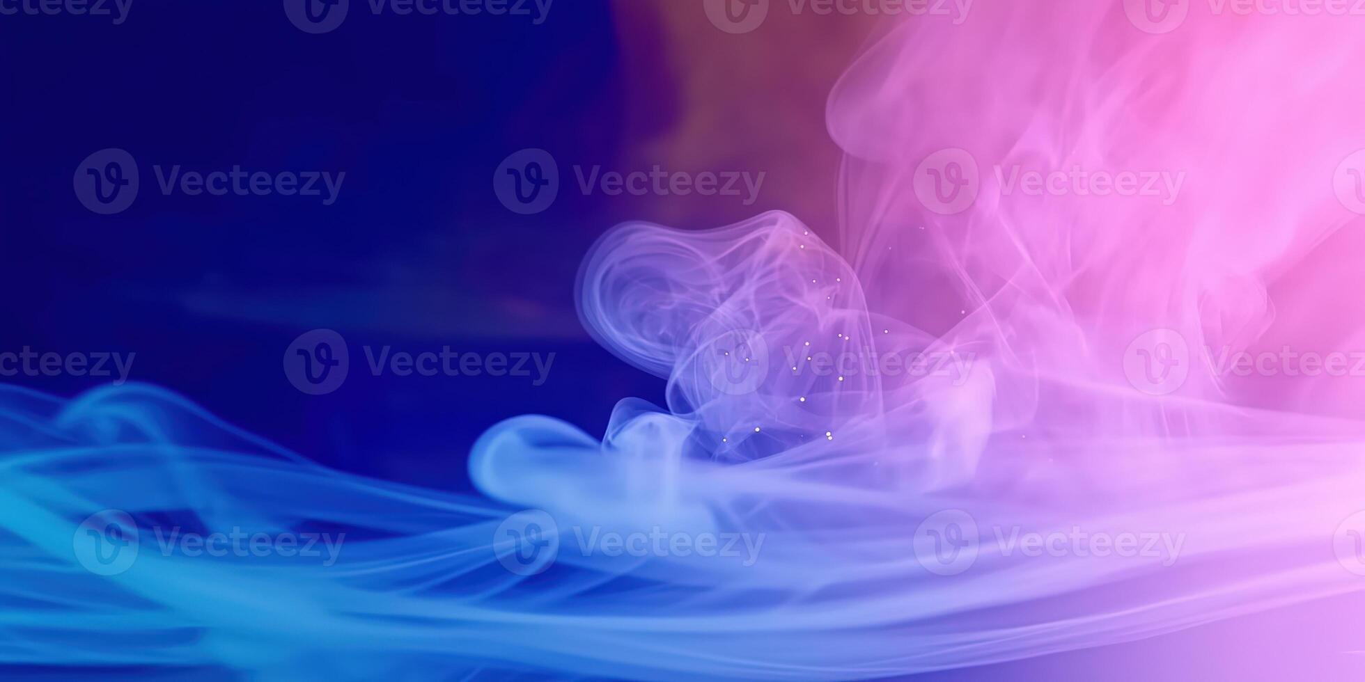 Abstract colorful smoke swirls, ethereal art photo