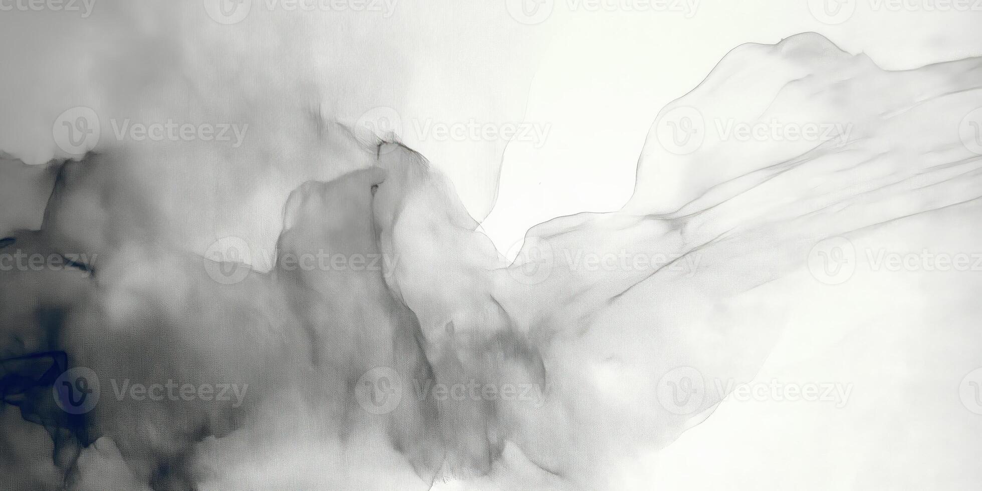 Abstract grayscale ink art, fluid design photo