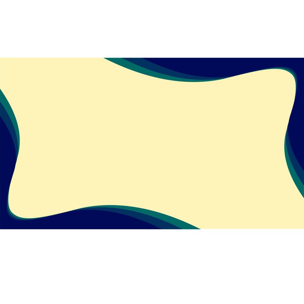 Abstract background with soft wavy shapes in yellow and green tones, layered on a dark blue backdrop. Modern minimalist design perfect for presentations, digital graphics, posters. vector