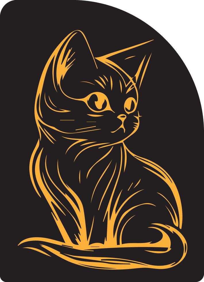 Cat Vectore Design Download EPS File. vector
