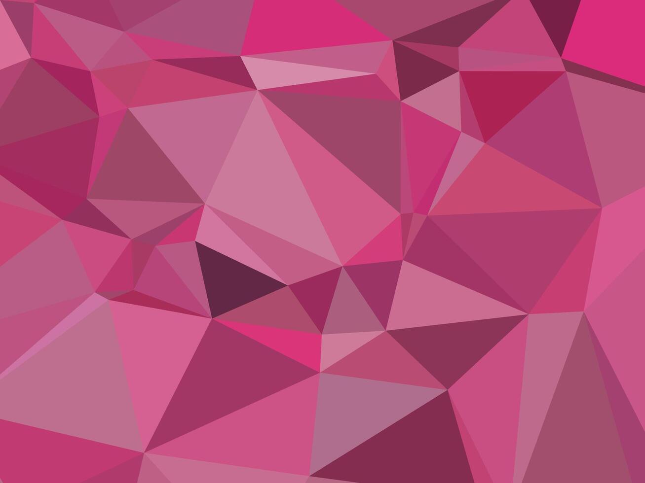 a vibrant abstract design composed of various shades of pink and red polygons. vector