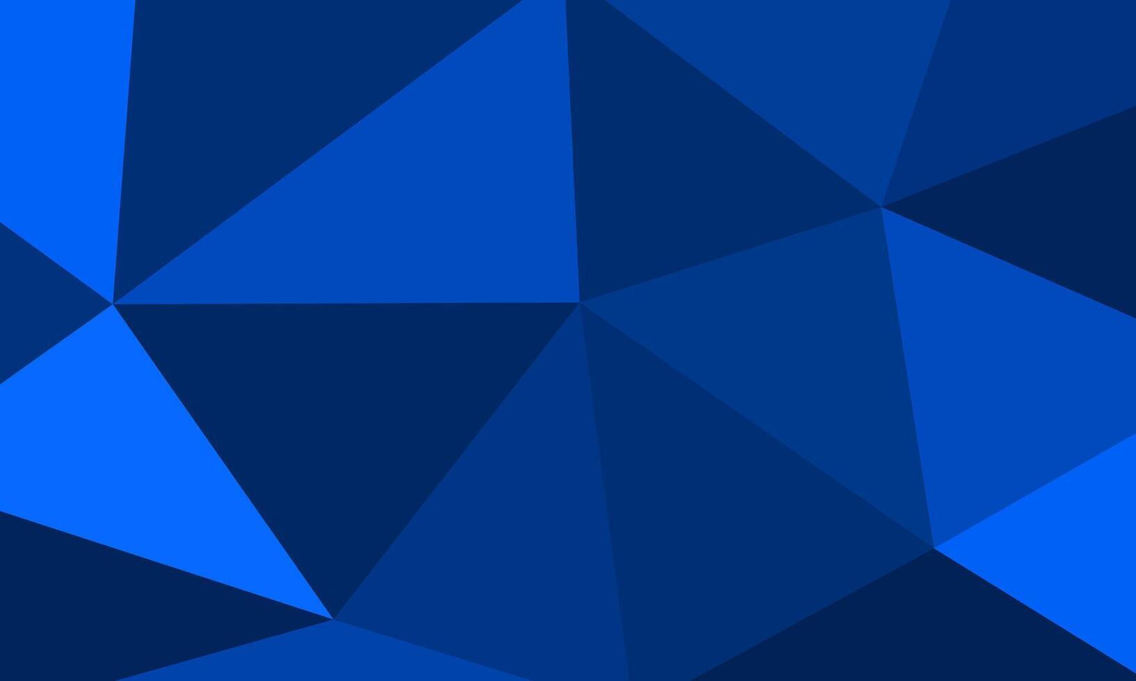 Background with dark blue color triangle pattern texture. Modern mosaic concept illustration design vector