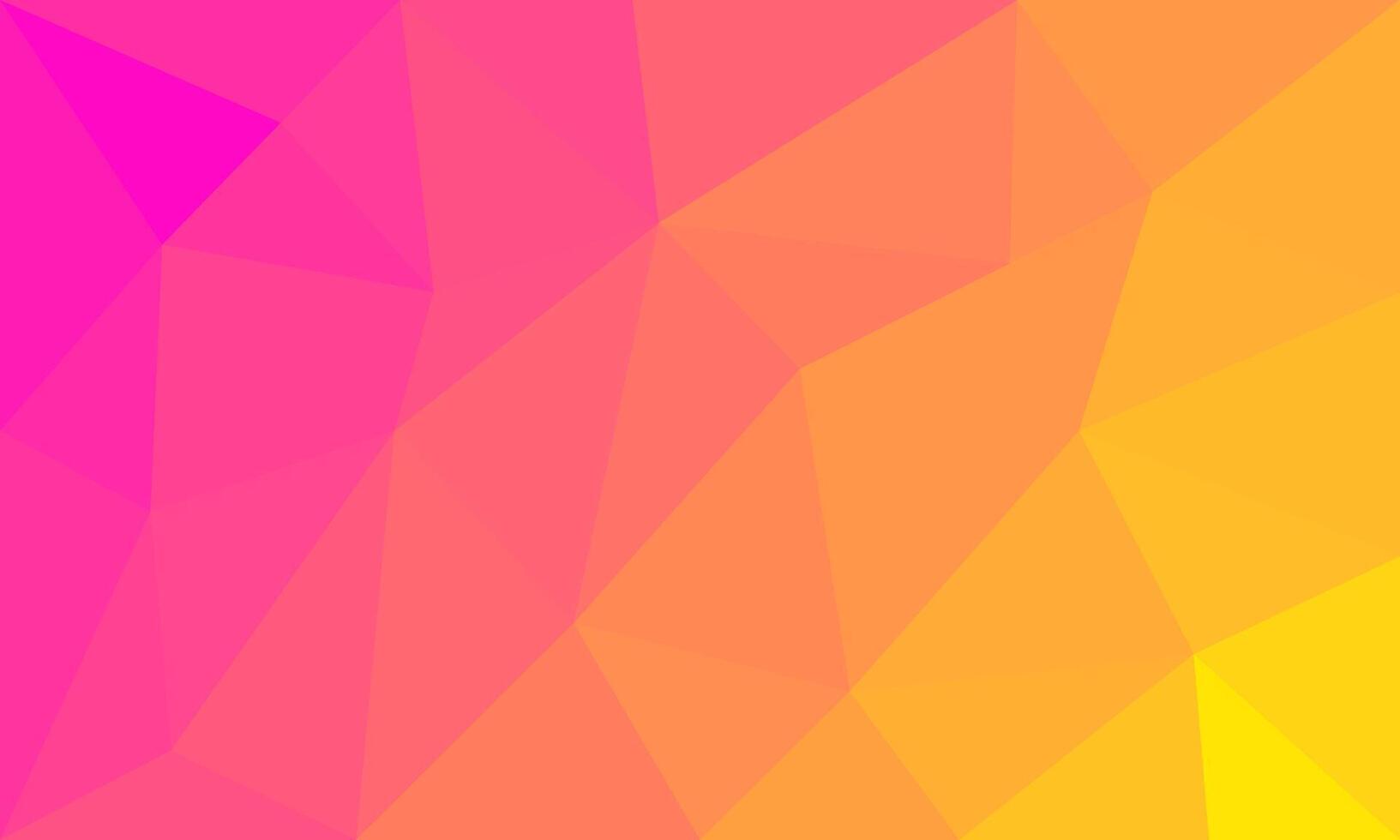 Abstract geometric pattern background. Modern flat polygon shapes with yellow and purple gradient texture vector