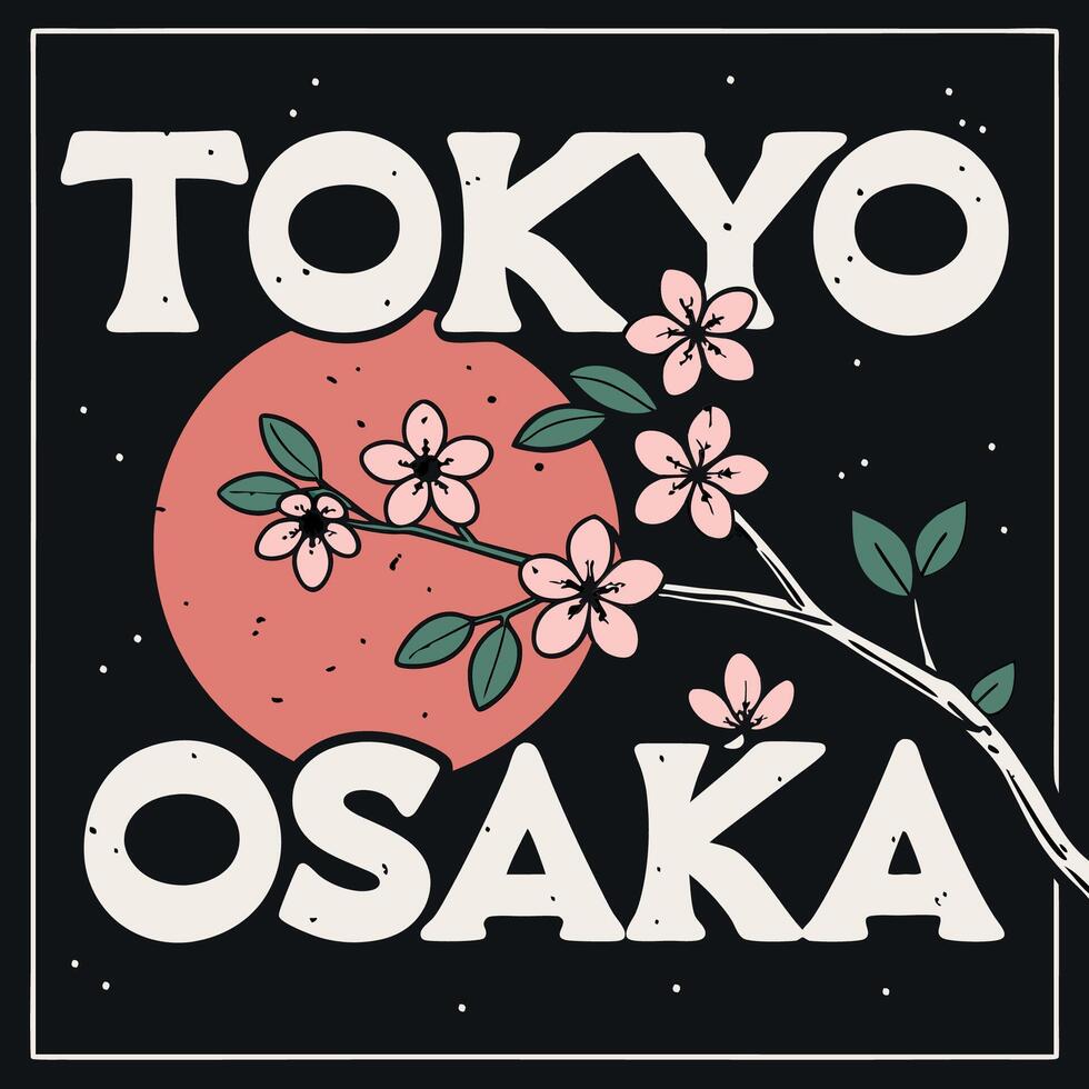 Japan Travel T-Shirt Graphic vector
