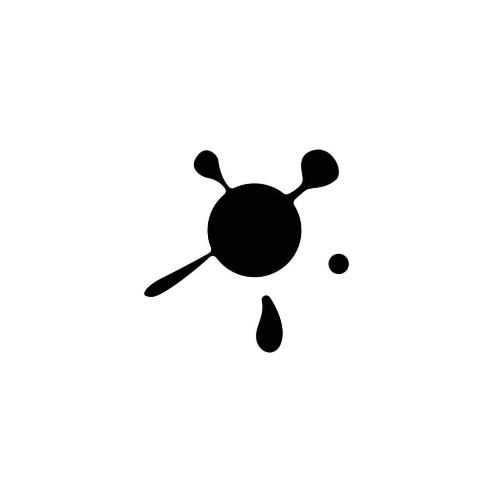 stain solid icon design good for web or mobile app vector