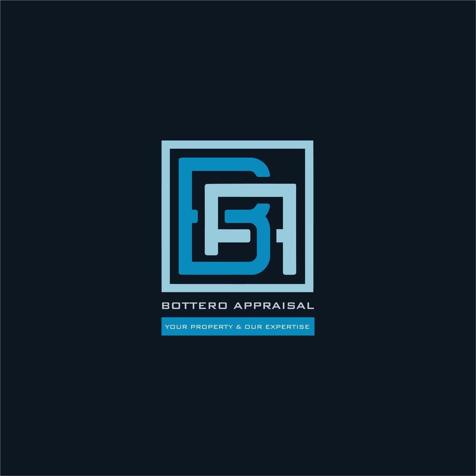 B A Logo BA Letter modern Design with blue and silver gradient color. vector