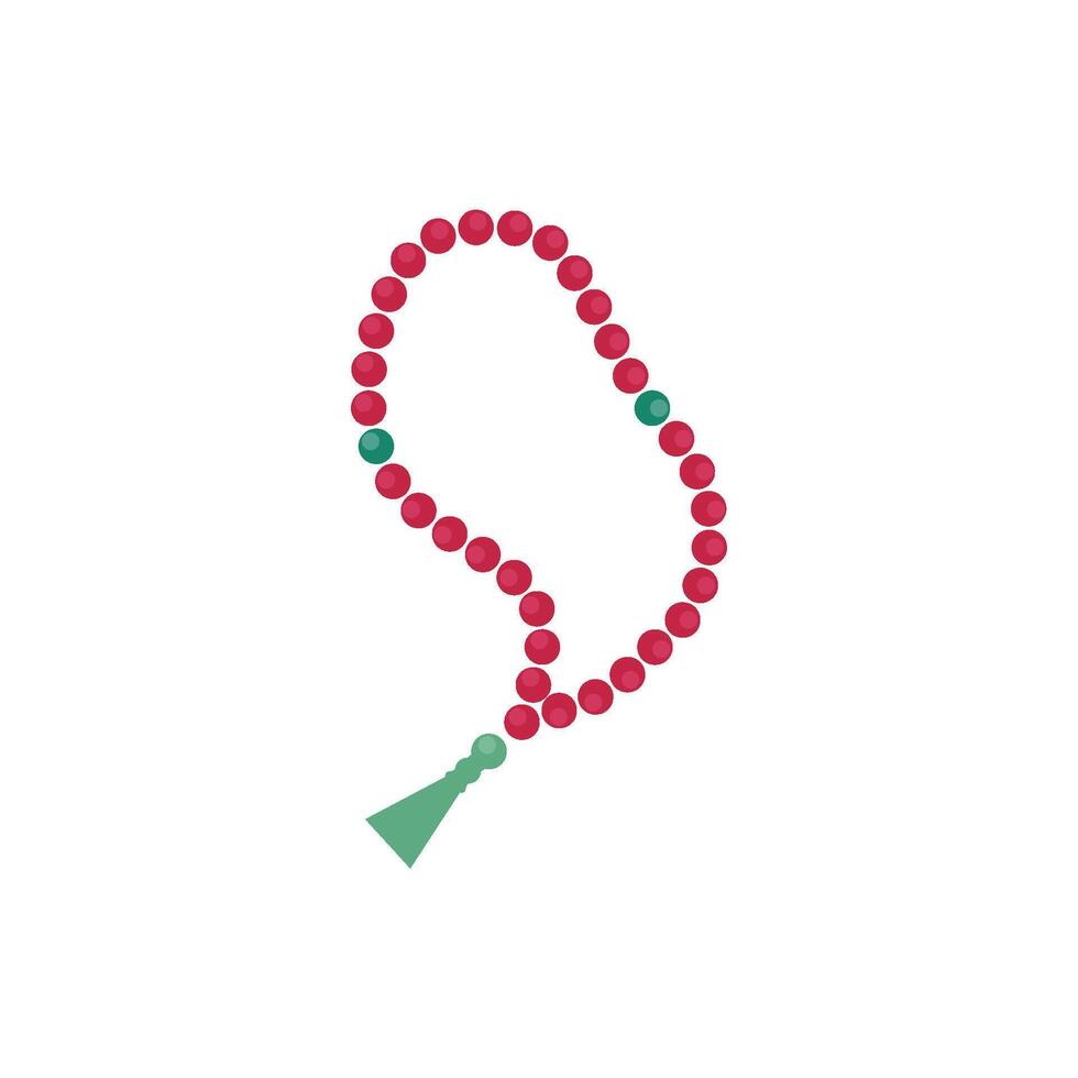 prayer beads logo vector