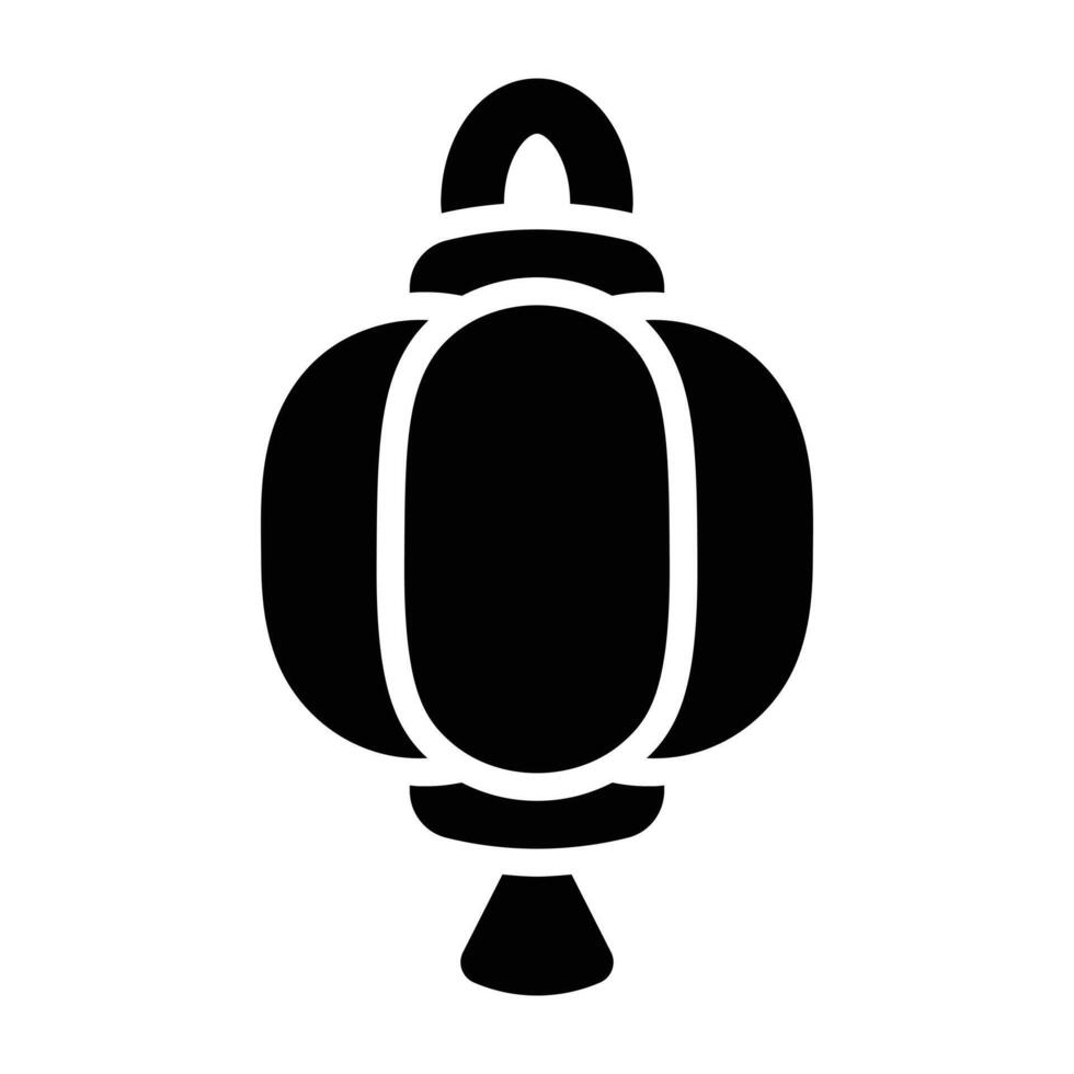 Simple Chinese New Year glyph icon. The icon can be used for websites, print templates, presentation templates, illustrations, etc vector