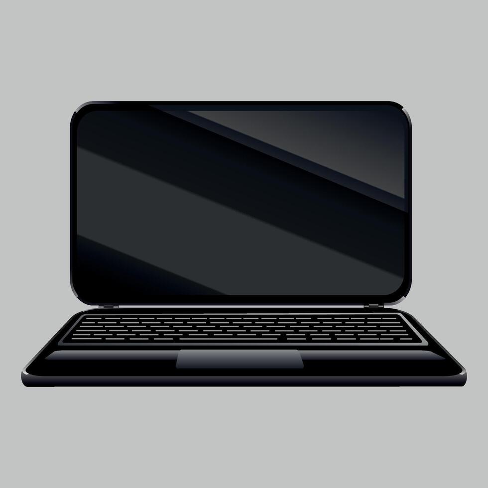 notebook icon, device, new technologies isolated vector