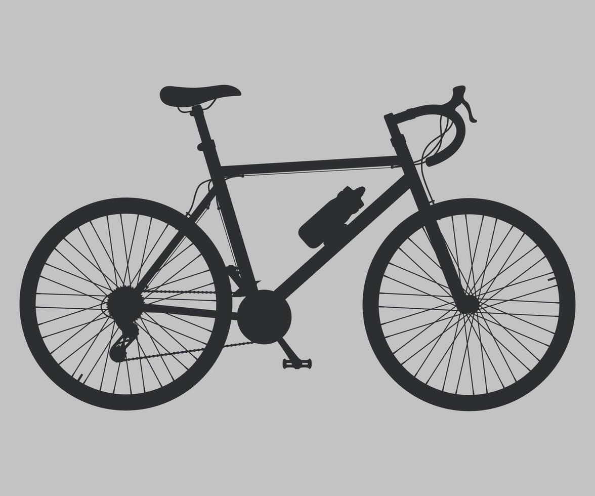 bicycle icon, vehicle, sports bike isolated vector