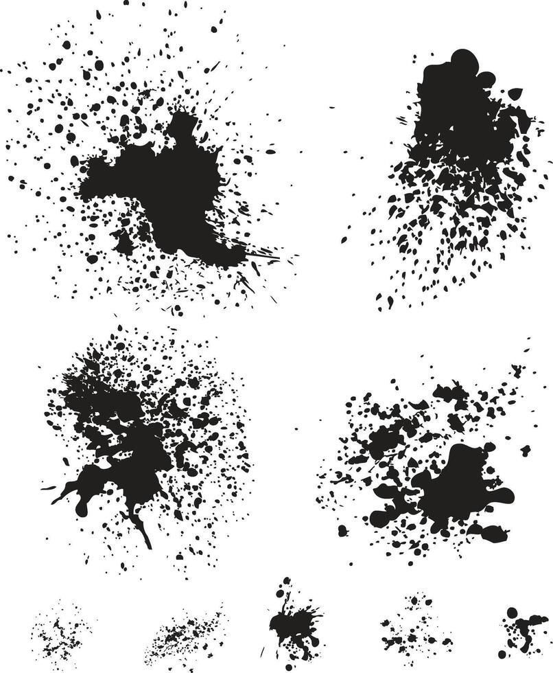 Spray Paint Effect, Color Splatter Texture vector