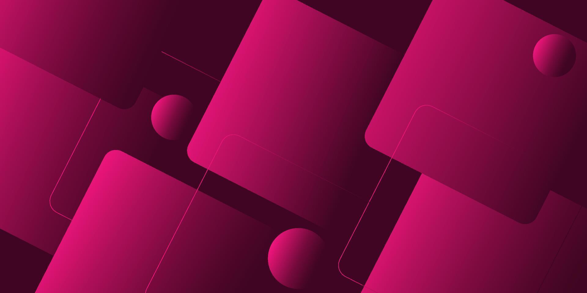 Abstract pink square overlapping geometric background. Cool pattern with simple style background. Eps10 vector