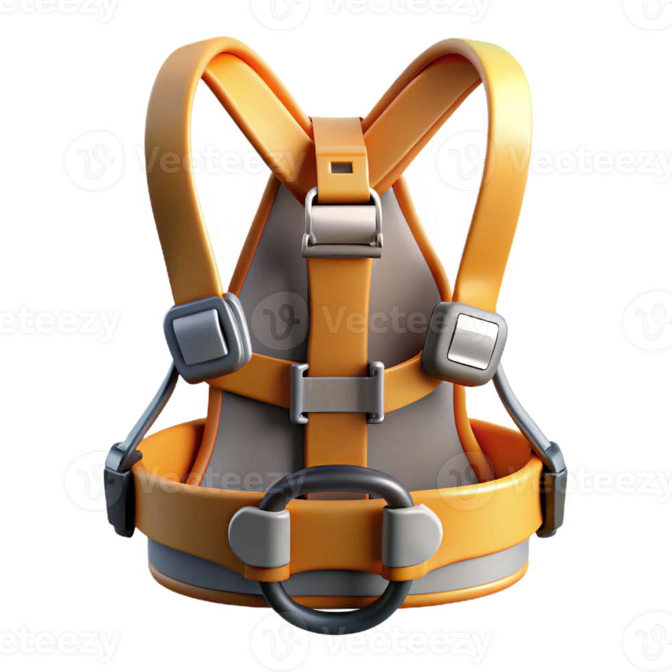 3D Render Safety Harness Illustration png