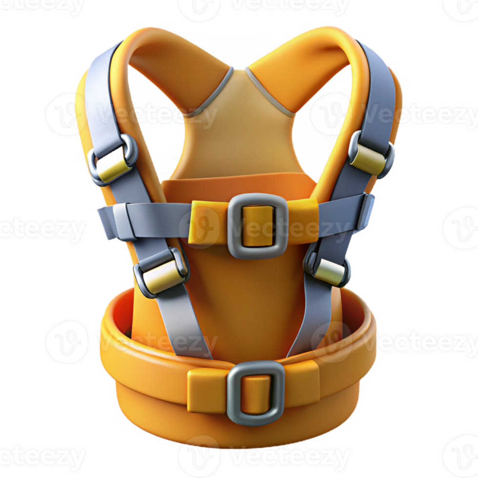 3D Render Baby Carrier Illustration png