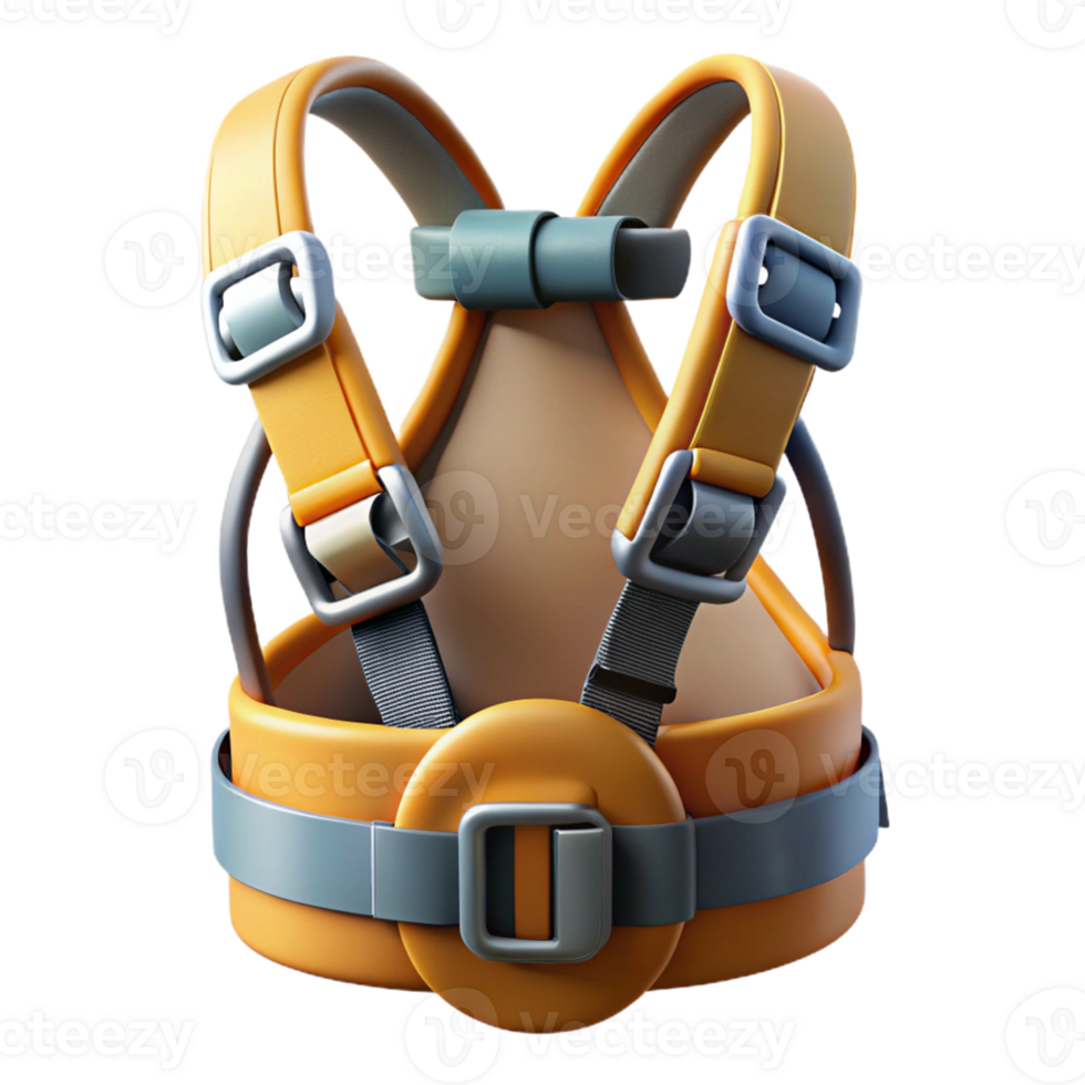 3D Render of Child Carrier Backpack png