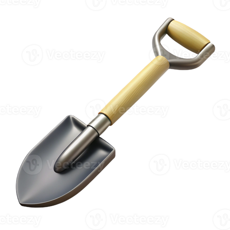 3D Illustration Garden Trowel Tool png