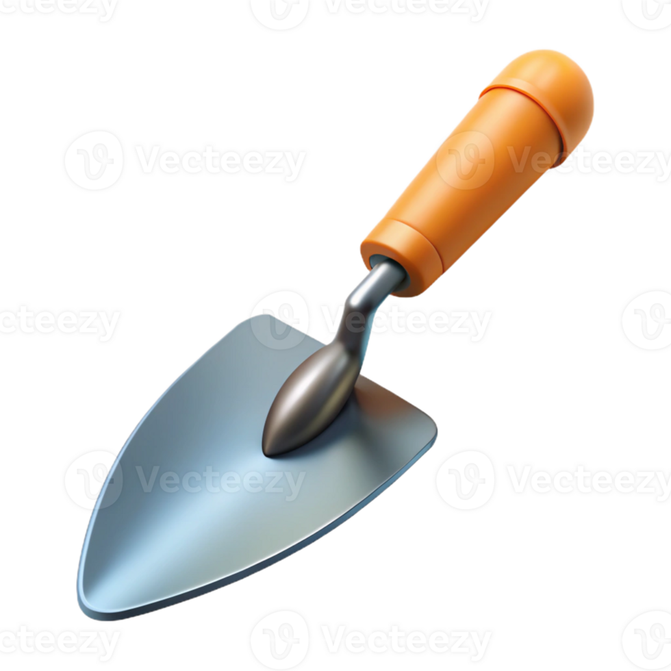 3D Render of a Trowel png