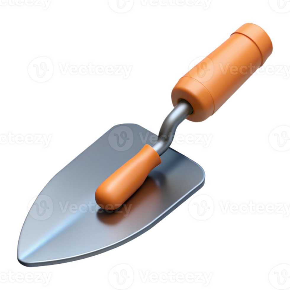 3D Render of a Trowel png