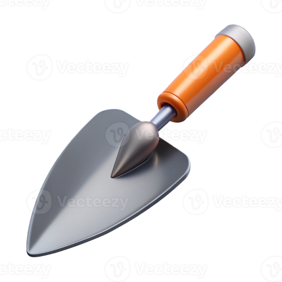 3D Render of a Gardening Trowel png