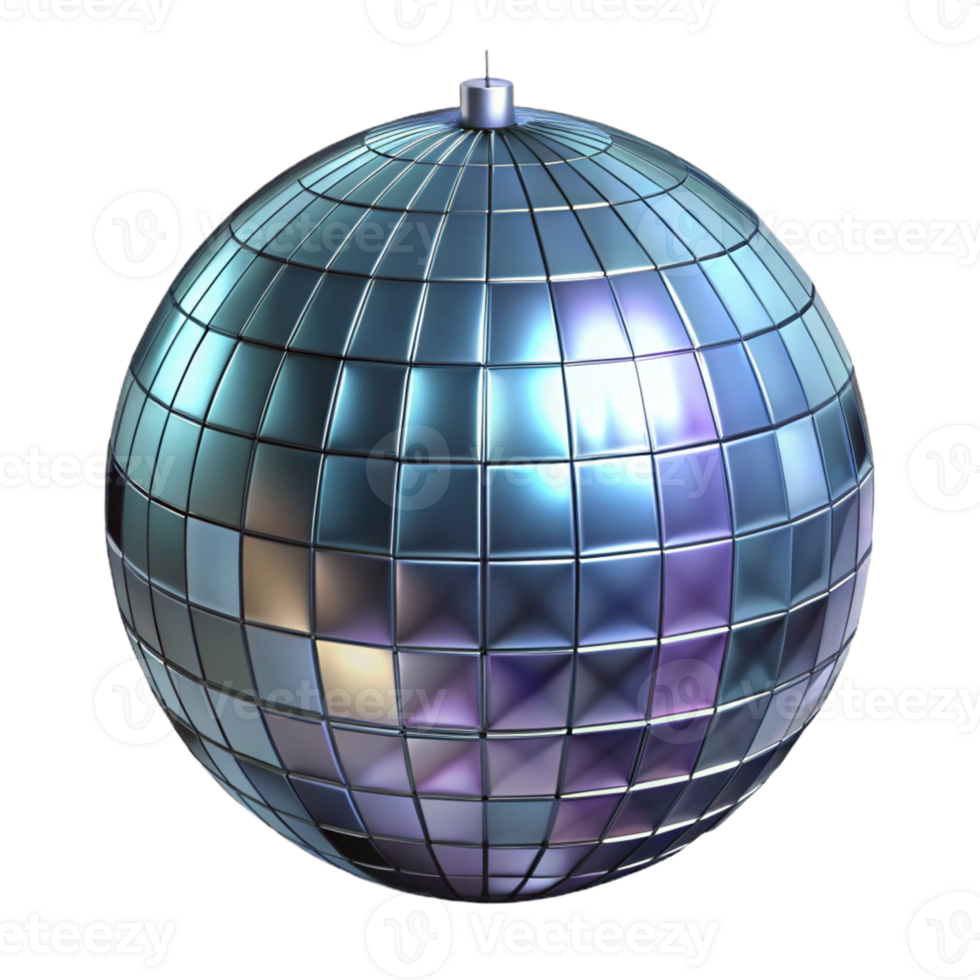 Disco Ball 3D Render png