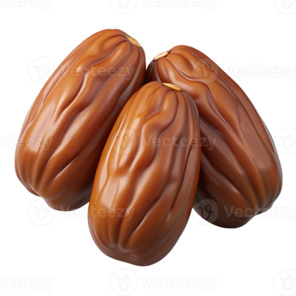 3D Render of Dates Fruit png