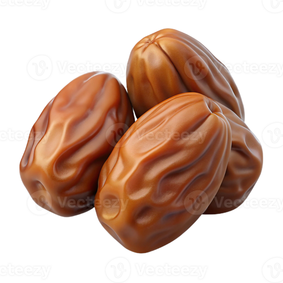 3D Render of Dates Fruit png